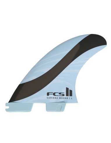 FCS II Carissa Moore PC Tri Fin Set-Blue/Black-Small Venez acheter