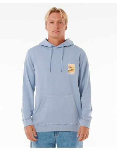 Rip Curl Surf Revival Lined Up Hooded Sweatshirt-Spray Blue Les magasins à Paris et en Île-de-France