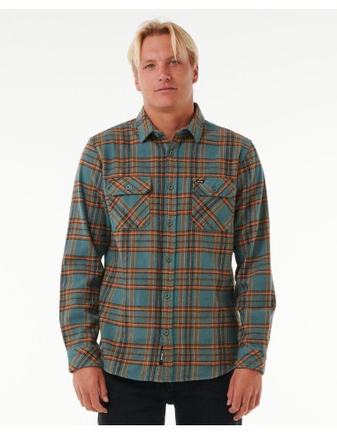 Rip Curl Griffin Flannel L/S Shirt-Bluestone Comment ça marche