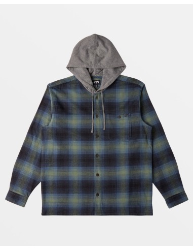 Billabong Baja Flannel L/S Shirt-Fern Pour