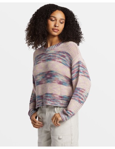 Billabong Fade Out Sweater-Blue Shadow destockage