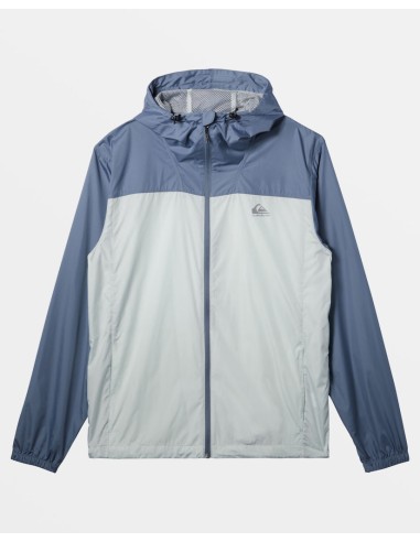 Quiksilver Overcast Windbreaker Jacket-Flint Stone Comparez et commandez 