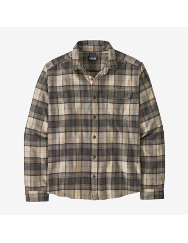 Patagonia LW Fjord Flannel L/S Shirt-Spotter: Forge Grey Dans la société mordern