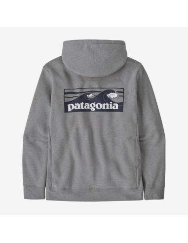 Patagonia Boardshort Logo Uprisal Hooded Sweatshirt-Gravel Heather prix pour 