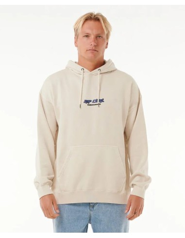 Rip Curl Quest Hooded Sweatshirt-Vintage White Pour