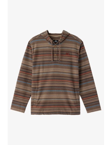 O'Neill Bavaro Stripe Poncho Sweatshirt-Chocolate Chip pas chere