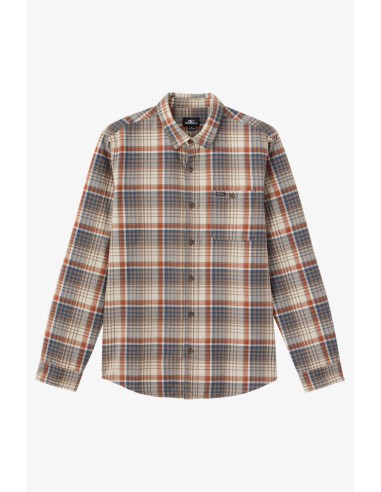 O'Neill Winslow Plaid Flannel L/S Shirt-Chocolate Chip Dans la société mordern