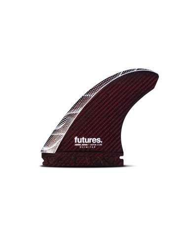 Futures JJF Scimitar Vapor Core Tri Fin Set-Red/Carbon-Large france