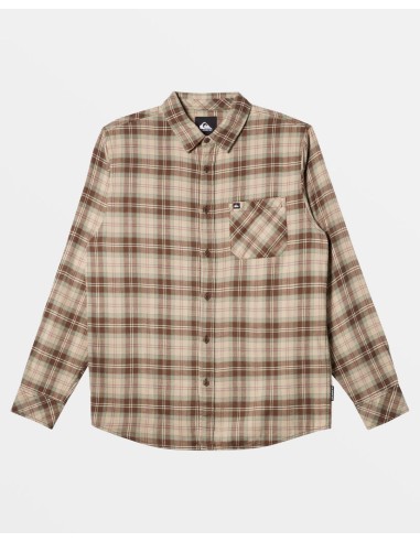 Quiksilver Ensign Classic Flannel L/S Shirt-Dark Brown Venez découvrir notre 