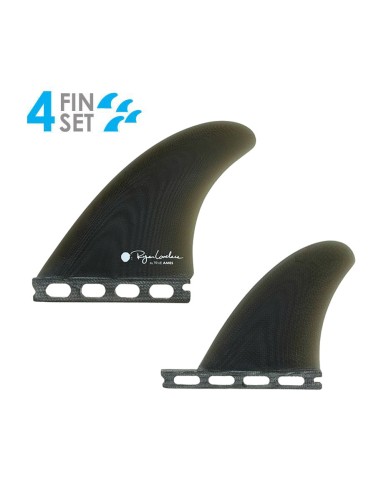 True Ames Lovelace Futures Fiberglass Quad Fin Set-Smoke online