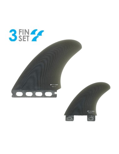 True Ames High Pro Twin + Trailer Futures/FCS Fin Set-Smoke france