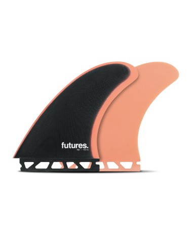 Futures T2 Fiberglass Twin Fin Set-Indigo/Rose Comparez et commandez 