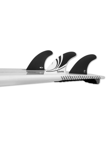 Futures Sharp Eye Honeycomb Tri Fin Set-Black/White-Medium Les êtres humains sont 