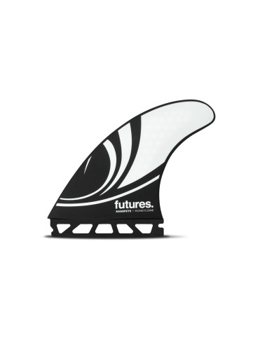 Futures Sharp Eye Honeycomb Tri Fin Set-Black/White-Large l'achat 