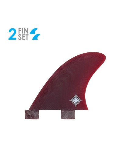 True Ames Wayne Rich Side Bites Fiberglass Fin Set-Red-3.4" des créatures d'habitude