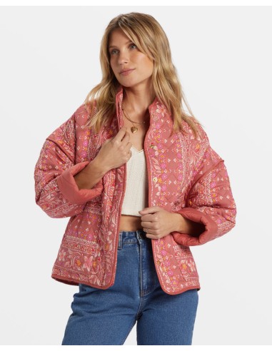 Billabong Folk Story Jacket-Red Clay du meilleur 