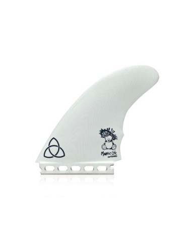 NVS Maurice Cole Reverse Vee Futures Twin Fin Set-White de l' environnement