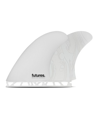 Futures SOC Fiberglass Twin Fin Set-White Marble JUSQU'A -70%! 