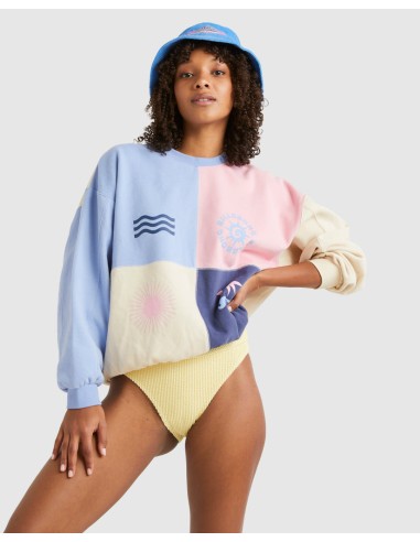 Billabong Later Days Kendall Crew Sweatshirt-Dusty Rose de votre