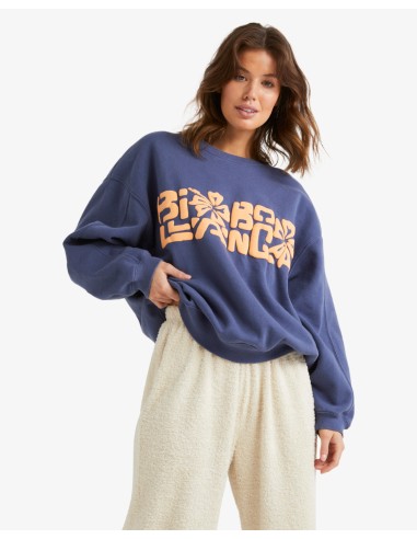 Billabong Tiki Vibes Kendall Crew Sweatshirt-Blue Surf ouvre sa boutique