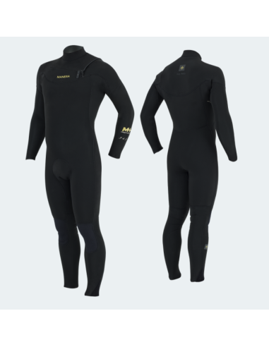 Manera Magma Hooded 5/4/3 FZ Wetsuit-Black la chaussure